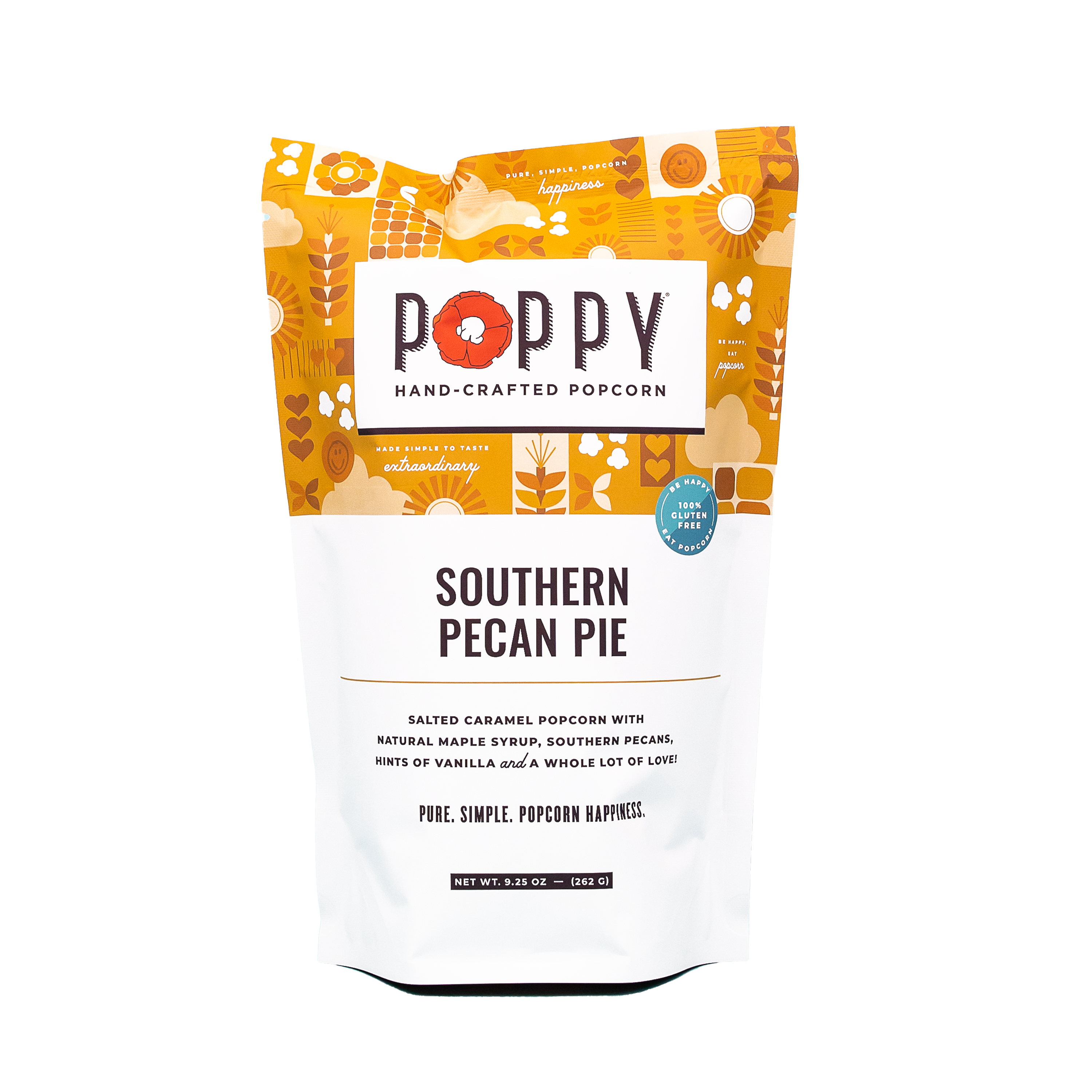 Poppy Southern Pecan Pie Popcorn 9.25 oz Market Bag