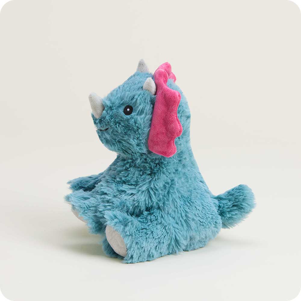 Warmies dinosaur plush face detail