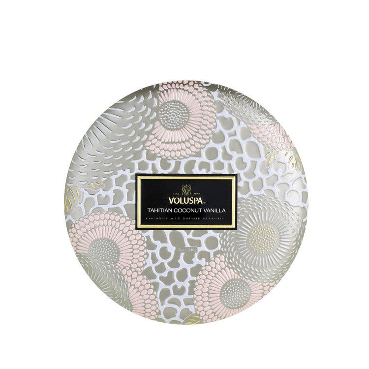 Tahitian Coconut Vanilla 3W Tin