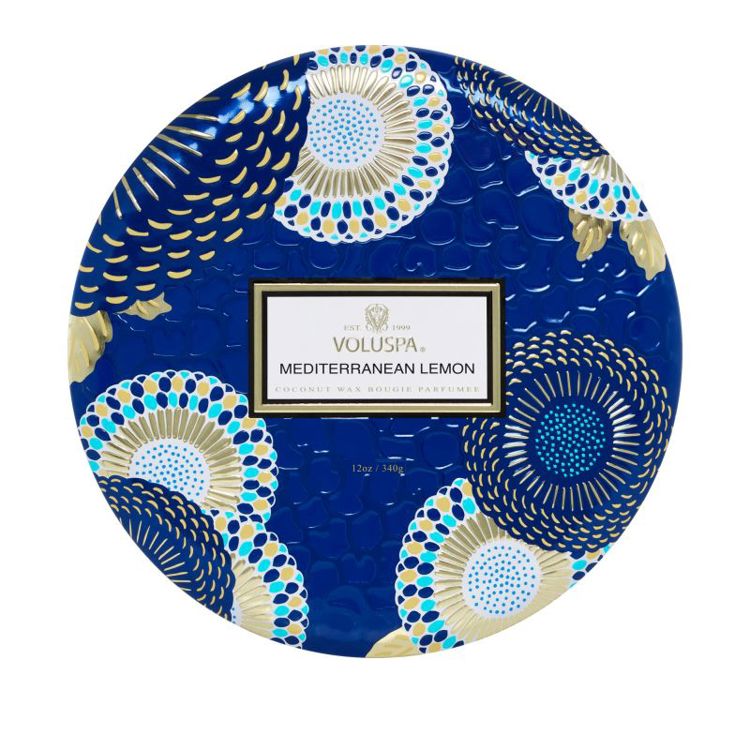 Mediterranean Lemon 3W Tin