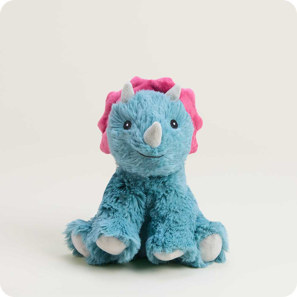Warmies Junior Triceratops microwavable plush dinosaur with lavender scent