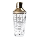 Recipe cocktail shaker for home bar