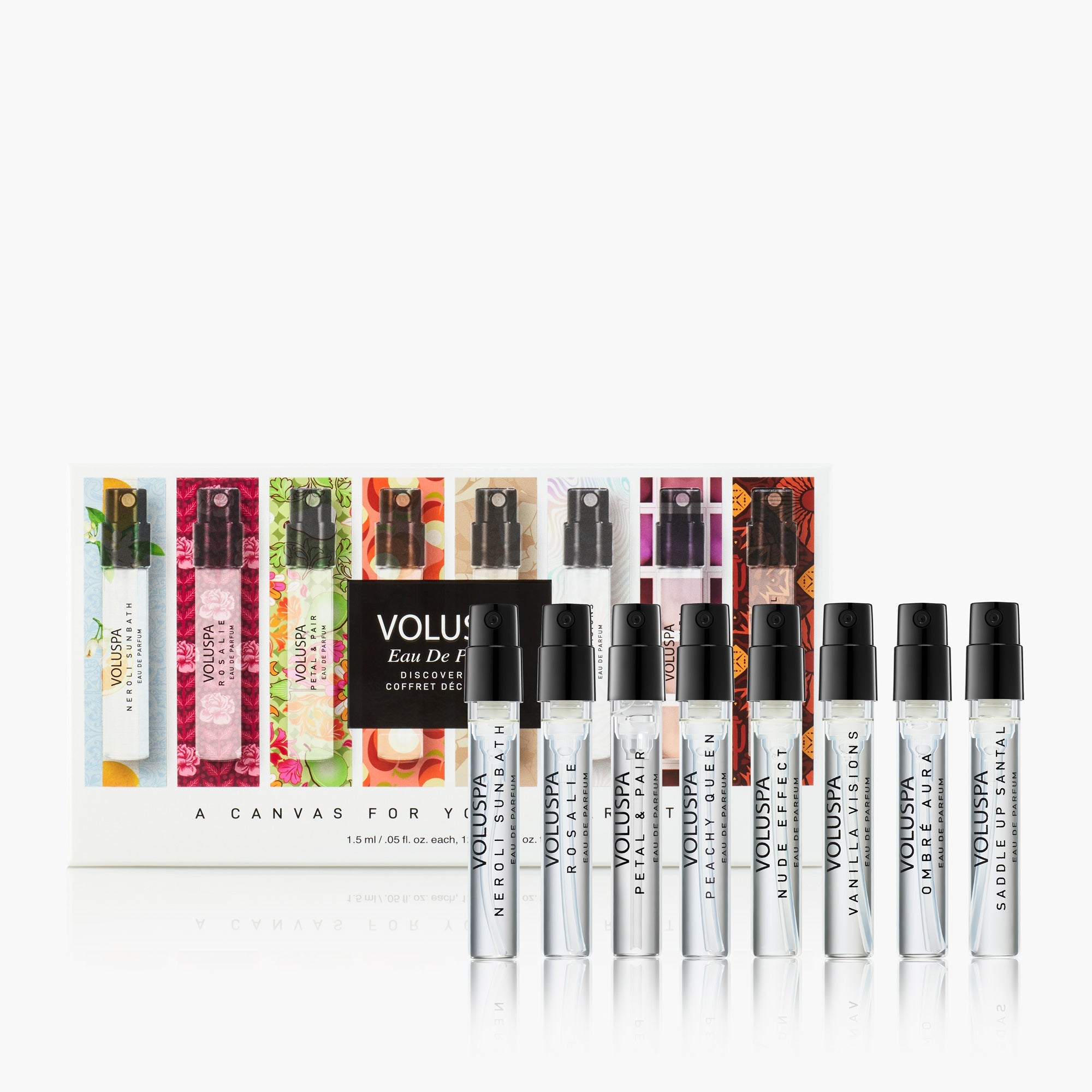 Voluspa 8pc Fine Fragrance Perfume Discovery Set