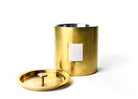 Gold Happy Everything! Mini Ice Bucket with Disk Knob - front angle