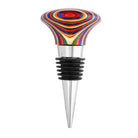 Totally Bamboo Baltique multicolor wood wine stopper with mosaic handle