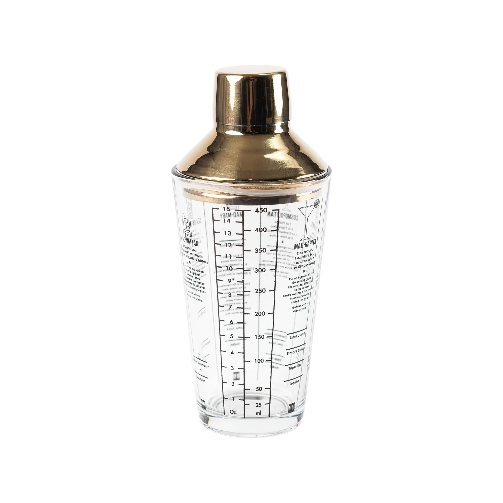 Stainless steel shaker close-up engraving
